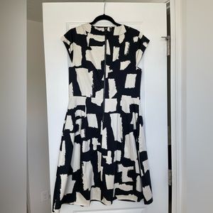 Kate Spade Jane Dress- Black and White